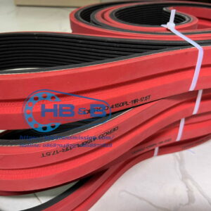 Dây curoa 4150PL đắp cao su đỏ mài rãnh