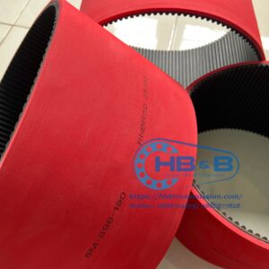 Dây curoa 8M-896 đắp cao su đỏ